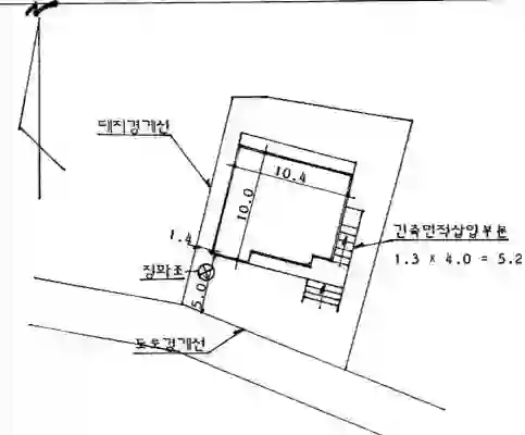 봉암리 364-1 배치도 이미지